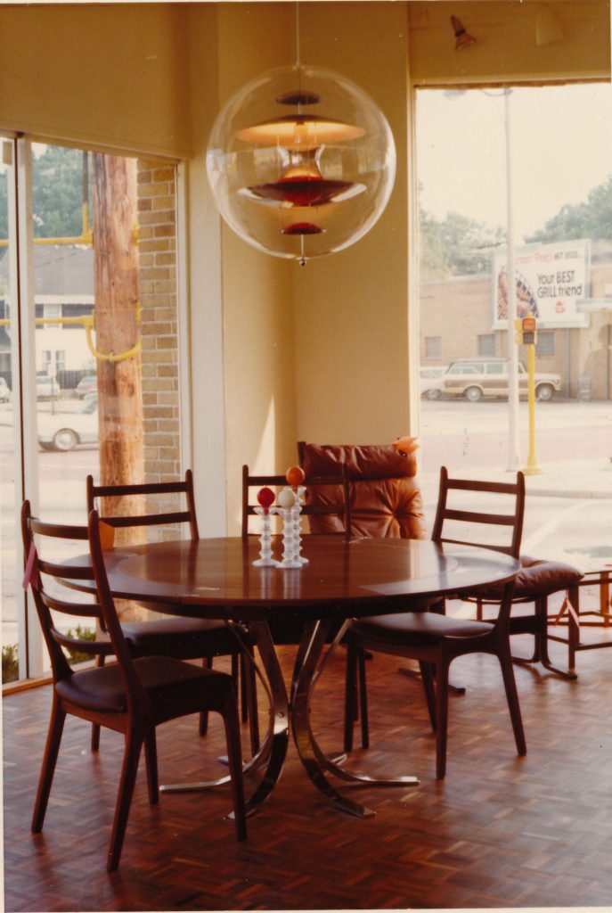 Rosewood Flip Flap table in the Eastown store.