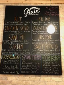 Grain's limited menu allows the restaurant to offer unique sandwiches.