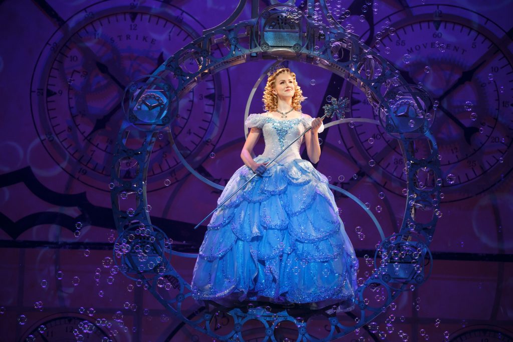 Ginna Claire Mason as Glinda in "Wicked." Photo by Joan Marcus