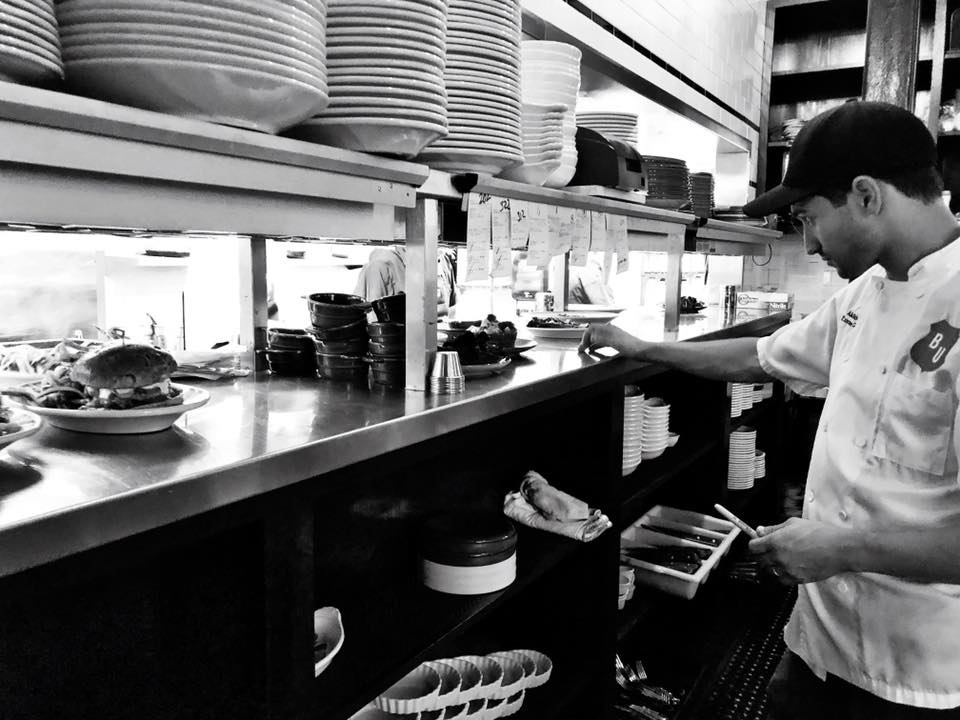 Butcher's Union executive chef Alexis Rocha in action