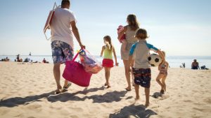 Ludington has great beaches for the whole family to enjoy.