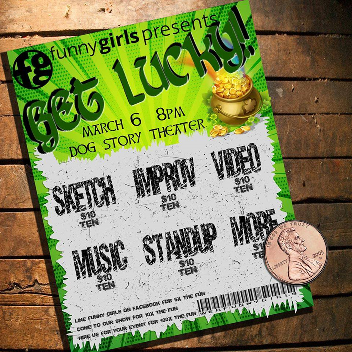Funny Girls Get Lucky show poster