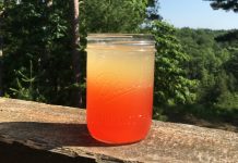 Golden hour in a glass